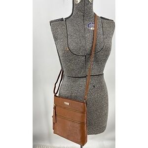 Estalon leather crossbody purse